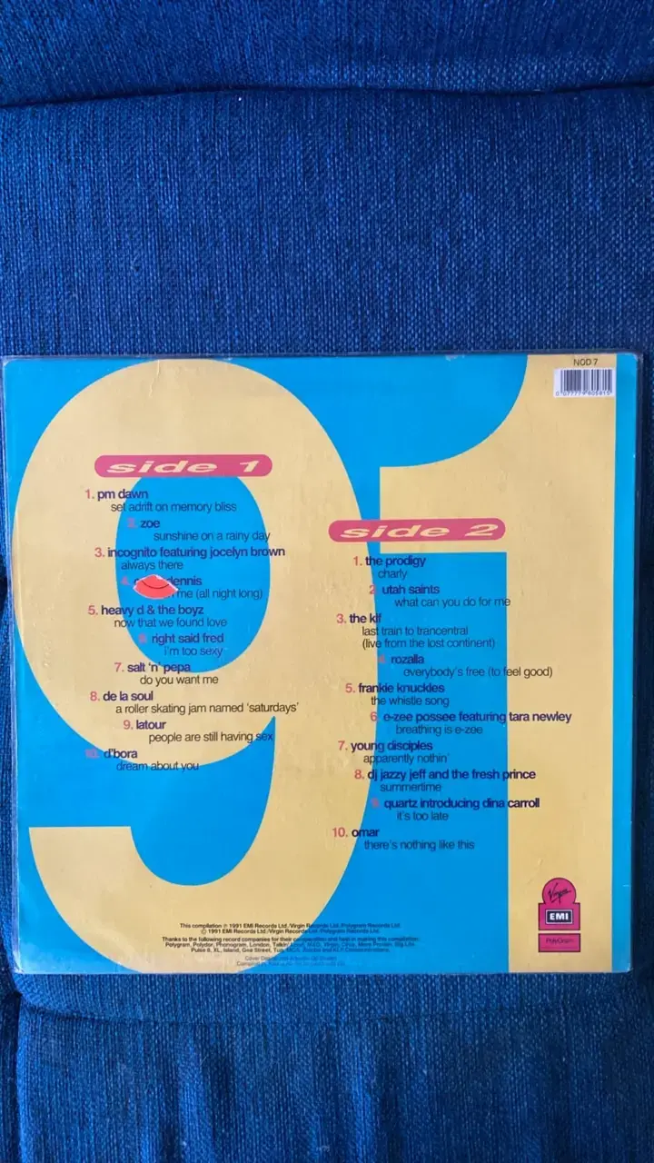 Vinilo Now Dance 91 con 20 éxitos - 2