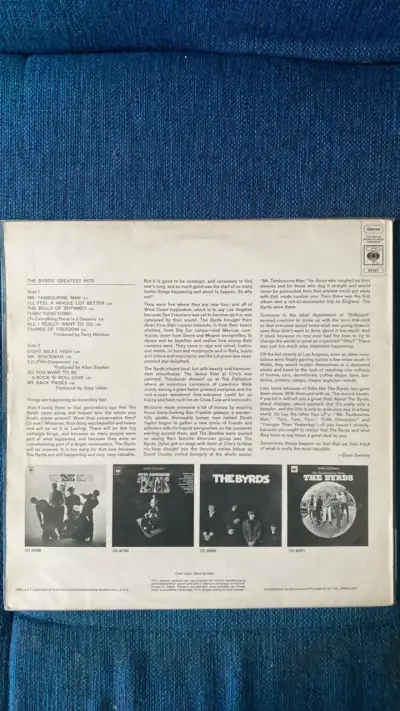 Vinilo The Byrds Greatest Hits en buen estado - miniatura 2