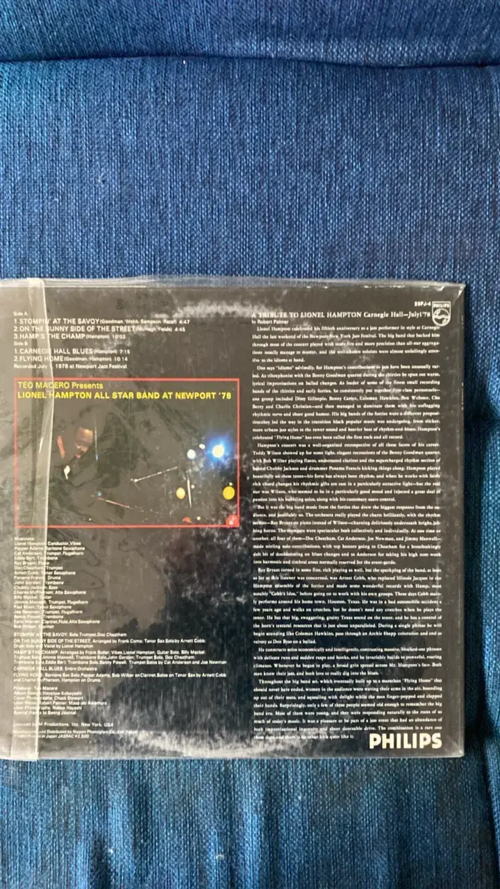Vinilo Lionel Hampton All Star Band en Newport '78 - 2