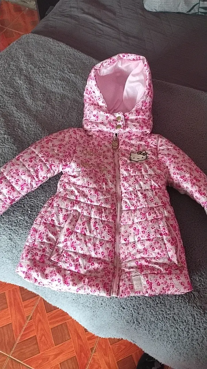 Chaqueta infantil Hello Kitty floreada - 2