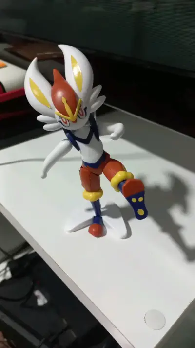 Kit de modelo Pokémon Cinderace/Pyrobut Bandai - miniatura 2