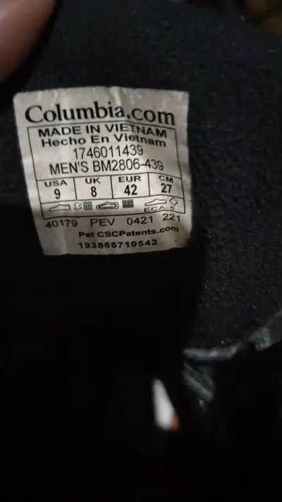 Botas de montaña Columbia azul para hombre - miniatura 3