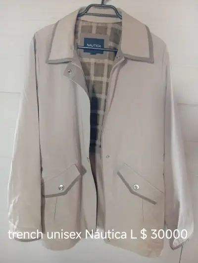 Trench coat unisex beige Nautica - miniatura 1