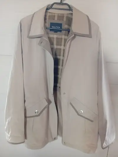Trench coat unisex beige Nautica - miniatura 2