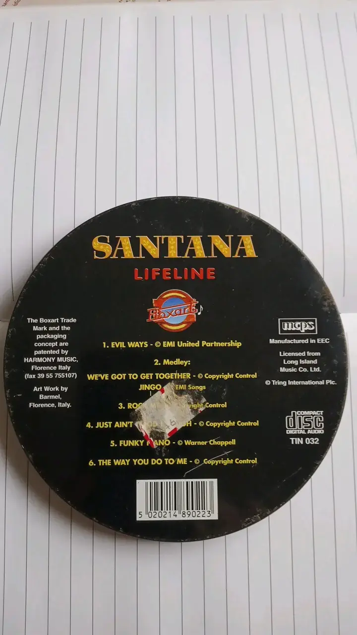 CD Santana Lifeline decorativo - 2