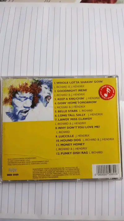 CD Jimi Hendrix & Little Richard - Together - miniatura 2