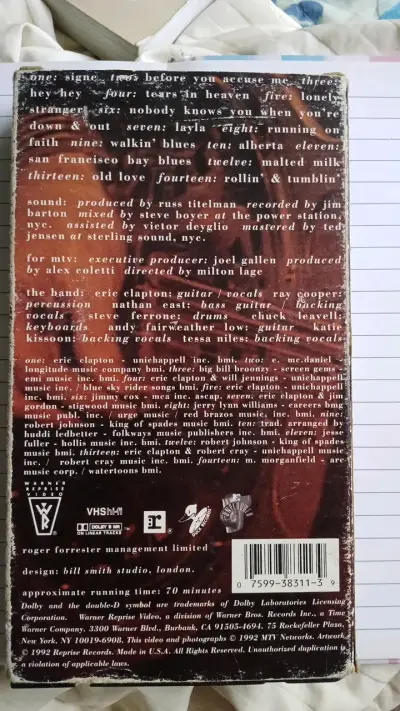 Cassette Eric Clapton Unplugged Edición Coleccionista - miniatura 2