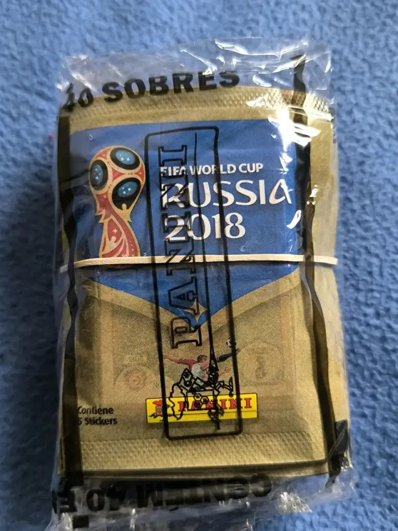 Sobres de stickers Panini Mundial Rusia 2018