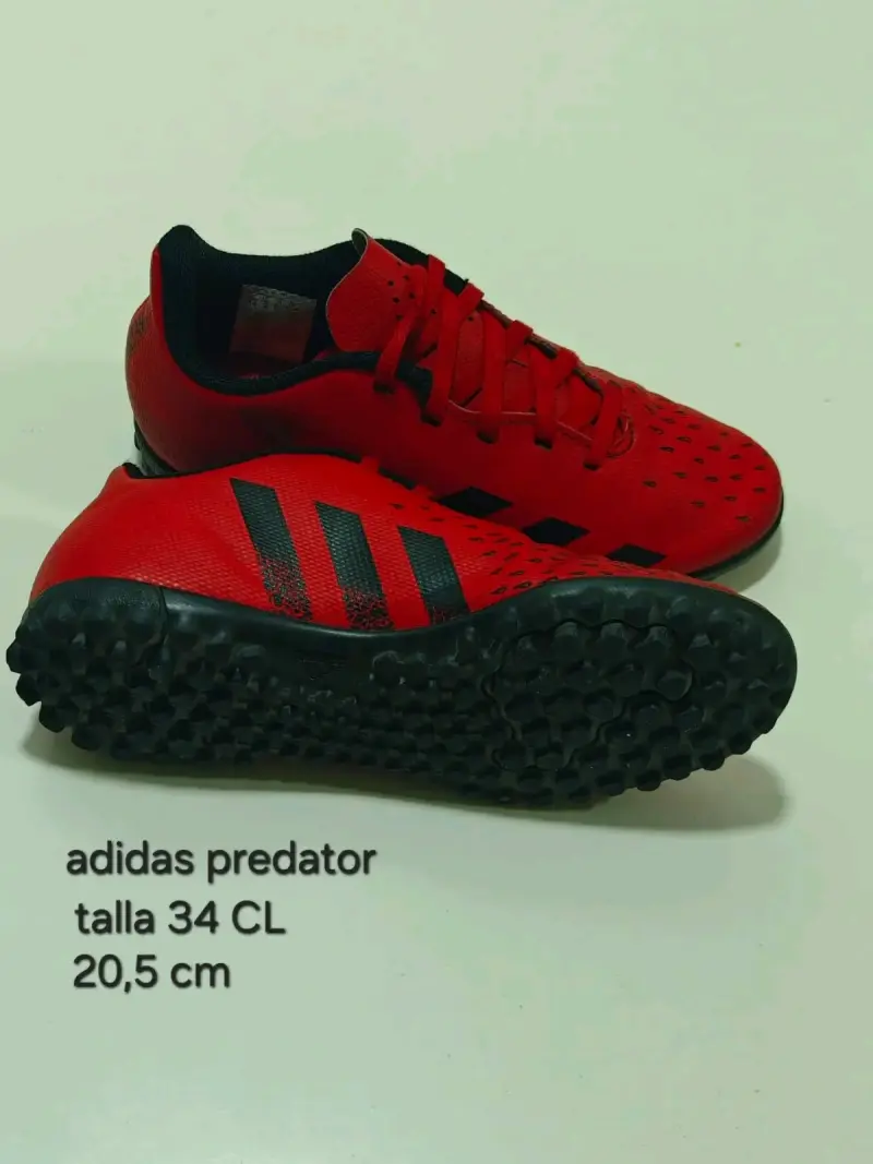 Zapatillas de fútbol Adidas Predator talla 34 - 1