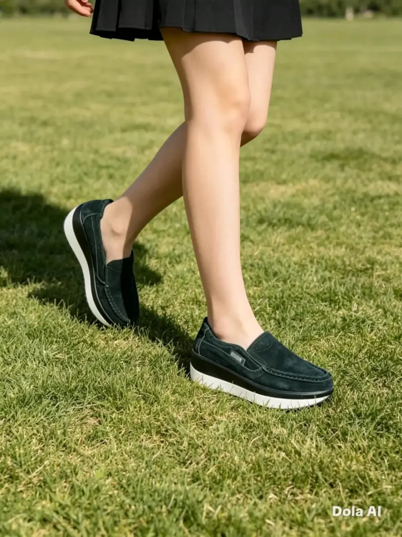 Zapatillas blancas casuales de mujer - 6