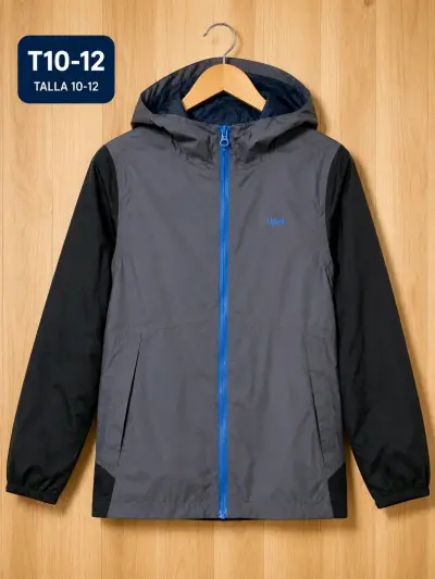 Chaqueta impermeable para niños talla 10-12 - miniatura 1