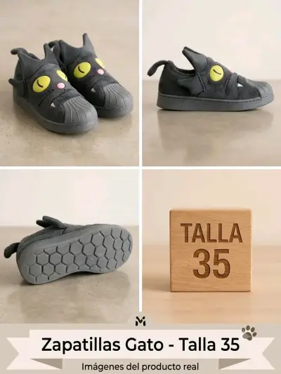 Zapatillas deportivas azules para niños talla 35 - miniatura 4