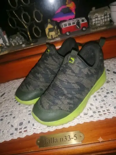 Zapatillas deportivas azules para niños talla 35 - miniatura 5