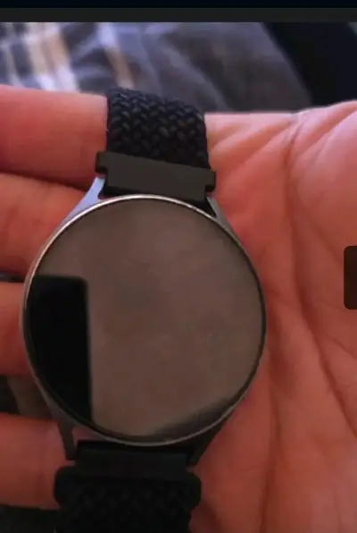 Reloj inteligente, correa negra de tejido trenza - miniatura 1