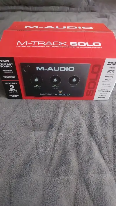 Interfaz de audio M-Audio M-Track Solo USB - miniatura 1