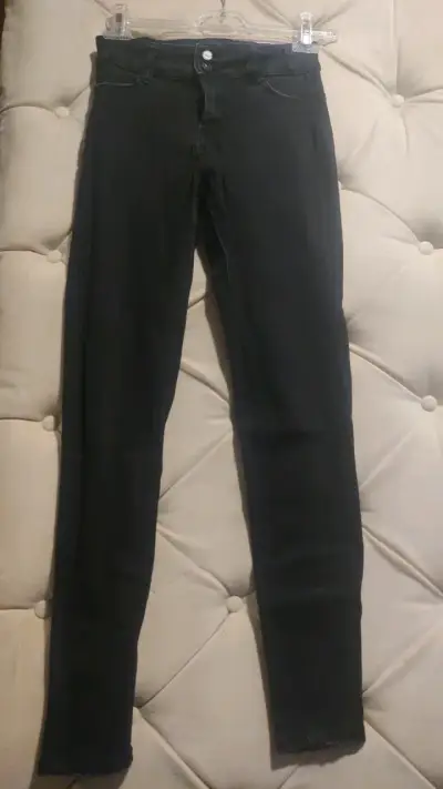 JJO Pantalones ajustados negros para mujer - miniatura 1
