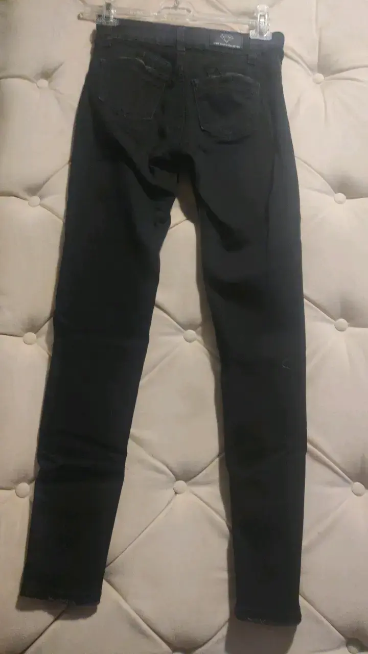 JJO Pantalones ajustados negros para mujer - 4