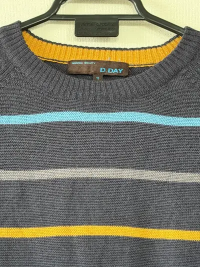 Suéter de rayas D. Day talla S - miniatura 3