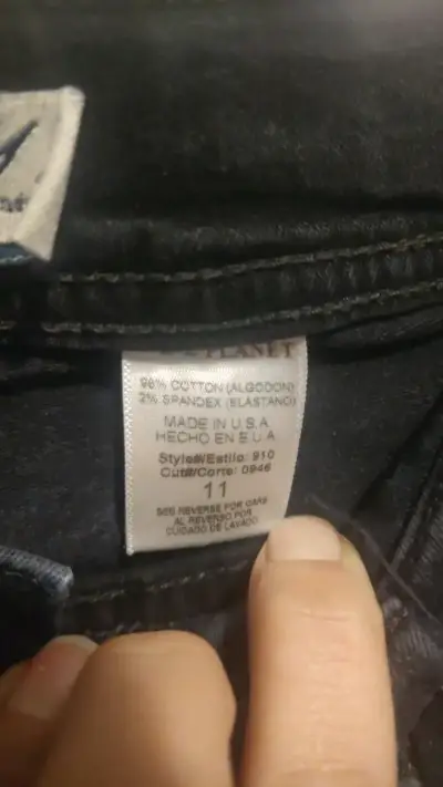 Jeans Nine planet negros para hombre de mezclilla - miniatura 3