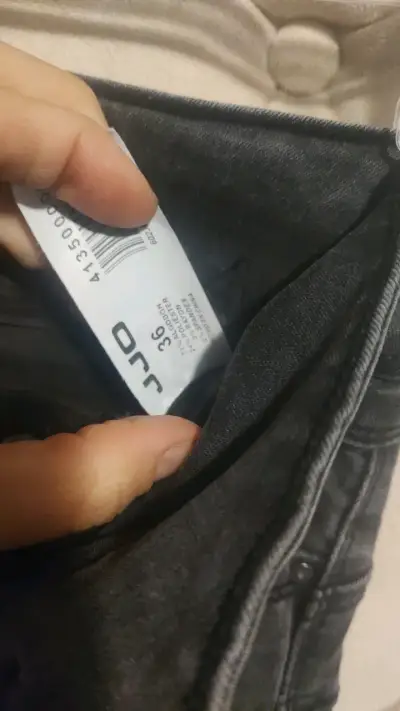 Jeans JJO negros desgastados para mujer - miniatura 2