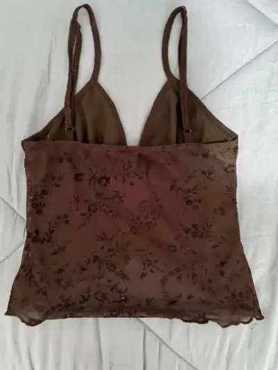 Top de encaje floral para mujer - miniatura 2