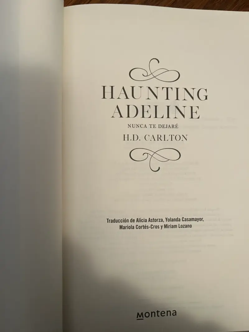 Libro Haunting Adeline de H.D. Carlton - 2