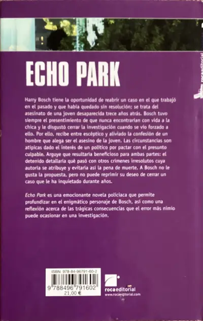 Libro 'Echo Park' de Michael Connelly - miniatura 2