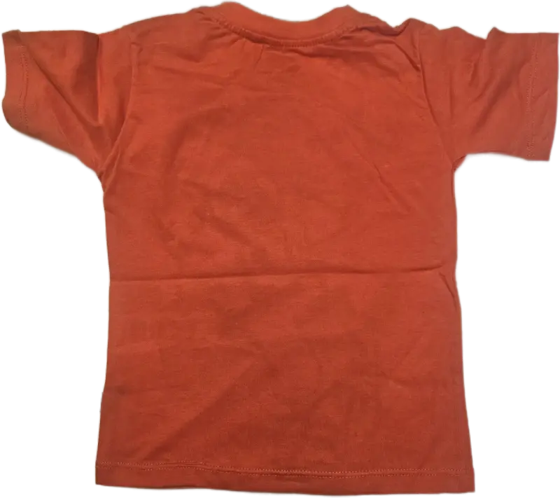 Polera infantil roja con diseño de astronauta - 2