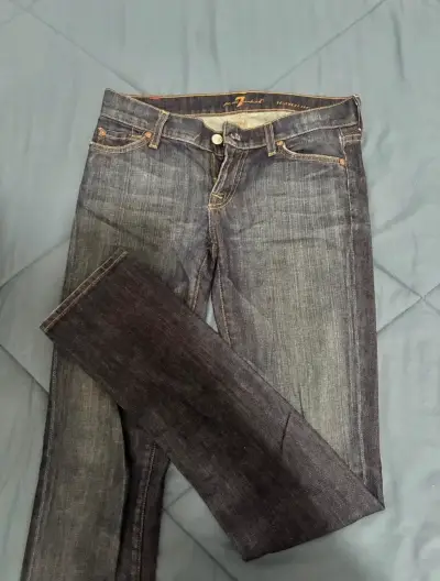 Jeans de mezclilla tiro bajo - miniatura 1