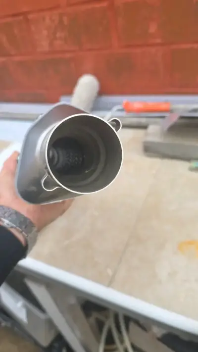 Silenciador de escape para moto de acero inoxidable - miniatura 3