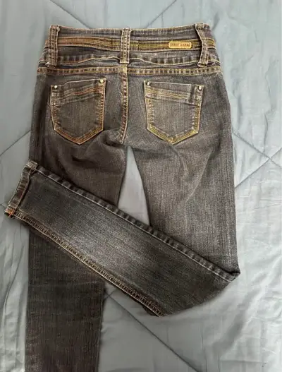 Jeans Miss Anna gris oscuro para mujer - miniatura 2