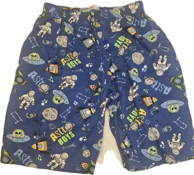 Polera azul con diseño espacial para niños - miniatura 2