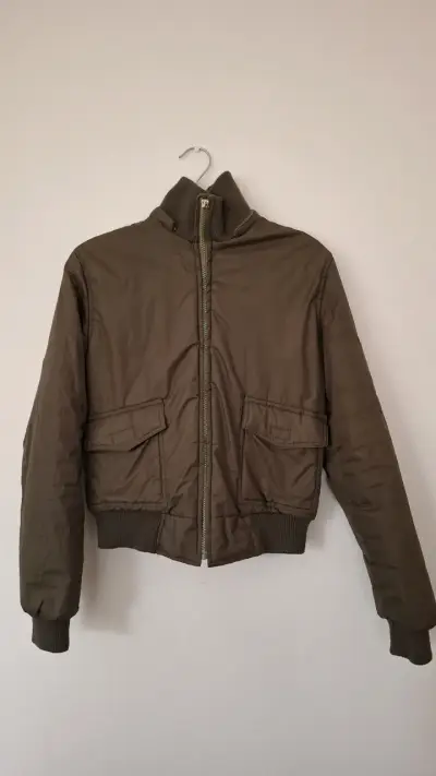 Chaqueta Bomber Vintage Y2K Flight Jacket/ Talla S - miniatura 1