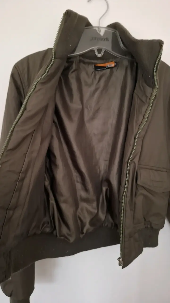 Chaqueta Bomber Vintage Y2K Flight Jacket/ Talla S - 2