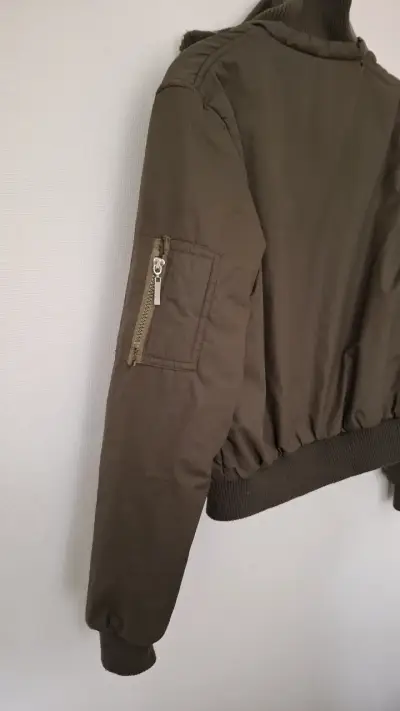 Chaqueta Bomber Vintage Y2K Flight Jacket/ Talla S - miniatura 4
