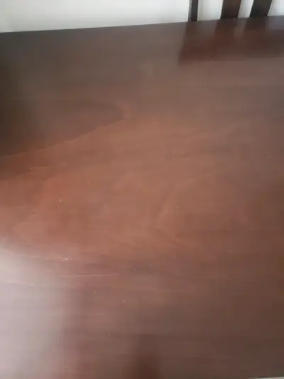 Mesa de comedor de madera con 4 sillas cuadrado - miniatura 3
