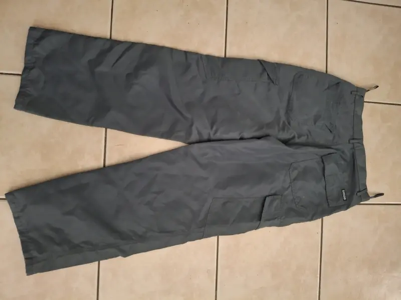 Pantalones cargo gris talla S - 2