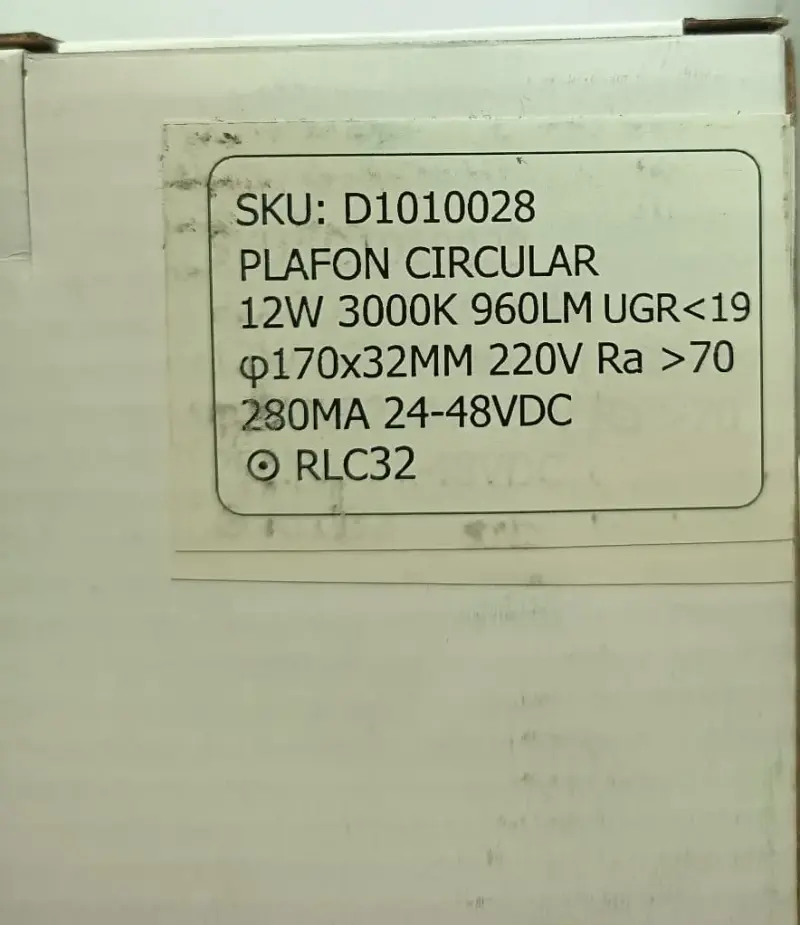 Pack Panel Led Sobrepuesto Redondo 12w Calida IP44 - 2