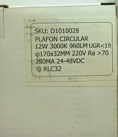 Pack Panel Led Sobrepuesto Redondo 12w Calida IP44 - miniatura 2