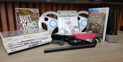 Nintendo Wii+7 Juegos Originales (no intervenida) - miniatura 1