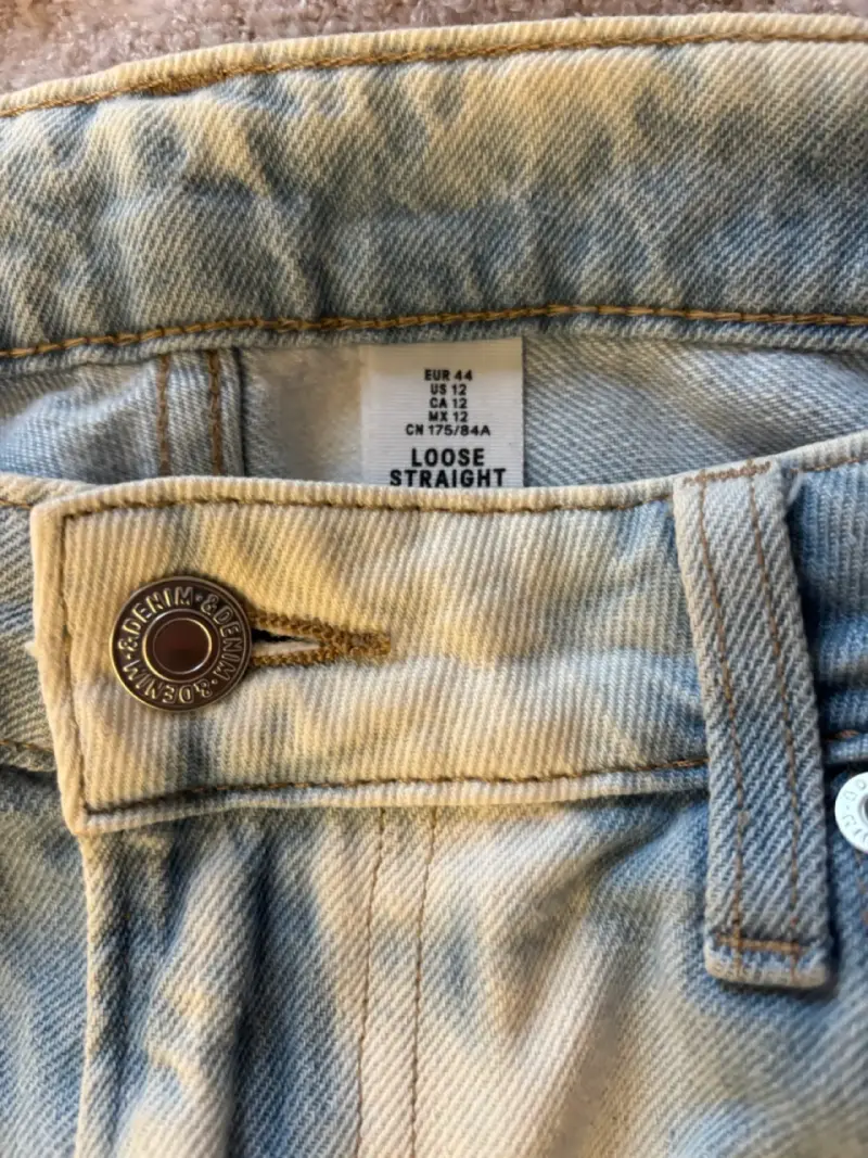 Jeans Loose Straight Azul - 3