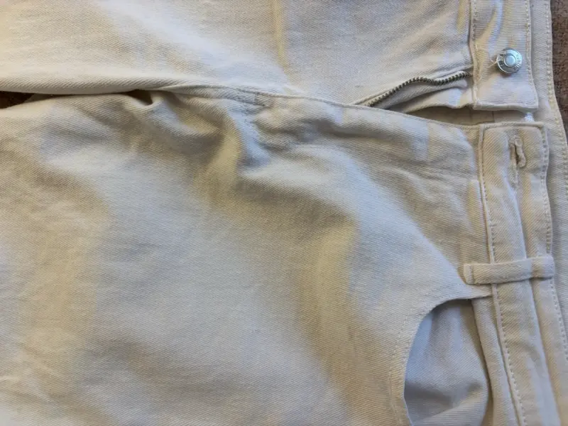 Pantalones de mezclilla  blanco - 2