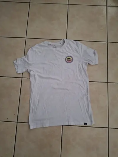 Polera blanca estampada de niño talla 16 - miniatura 1