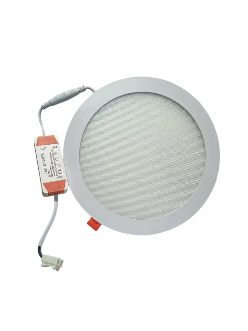 Pack 4 Panel Led Embutido Redondo 18w Luz calida - 3