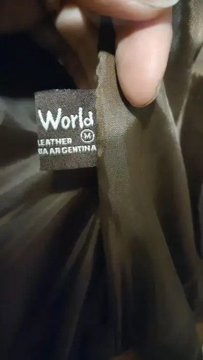 Chaqueta 100% cuero argentino marrón para mujer - miniatura 3