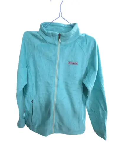 Chaqueta polar Columbia mujer color celeste - miniatura 3