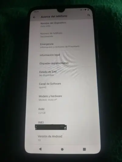 Smartphone Motorola Moto E6i con Android 10 - miniatura 1