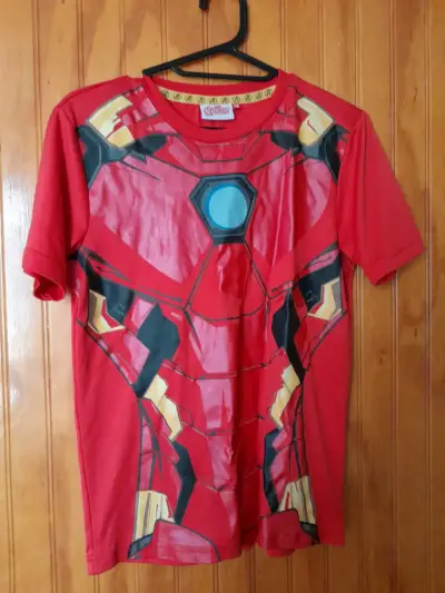 Polera de superhéroe Iron Man para niños - miniatura 1