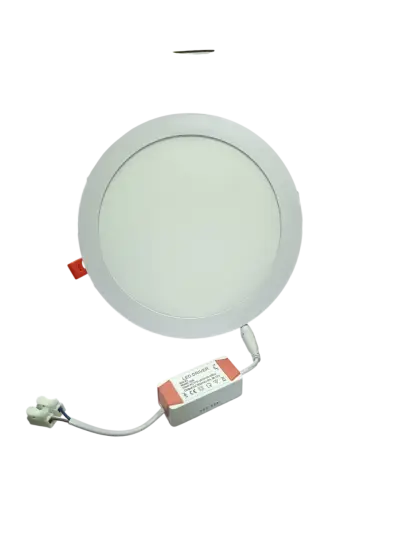Pack 4 Panel Led Embutido Redondo 18w luz calida - miniatura 3