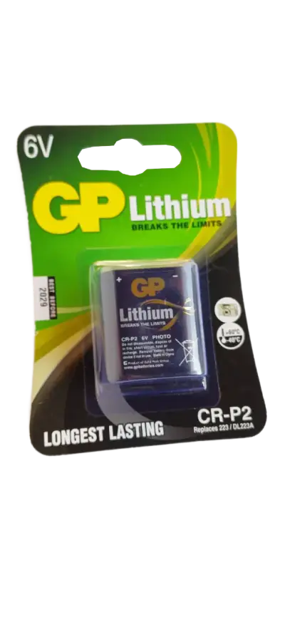 Pila CR-P2 6V para Cámaras Litio (Nueva y Sellada) - miniatura 3